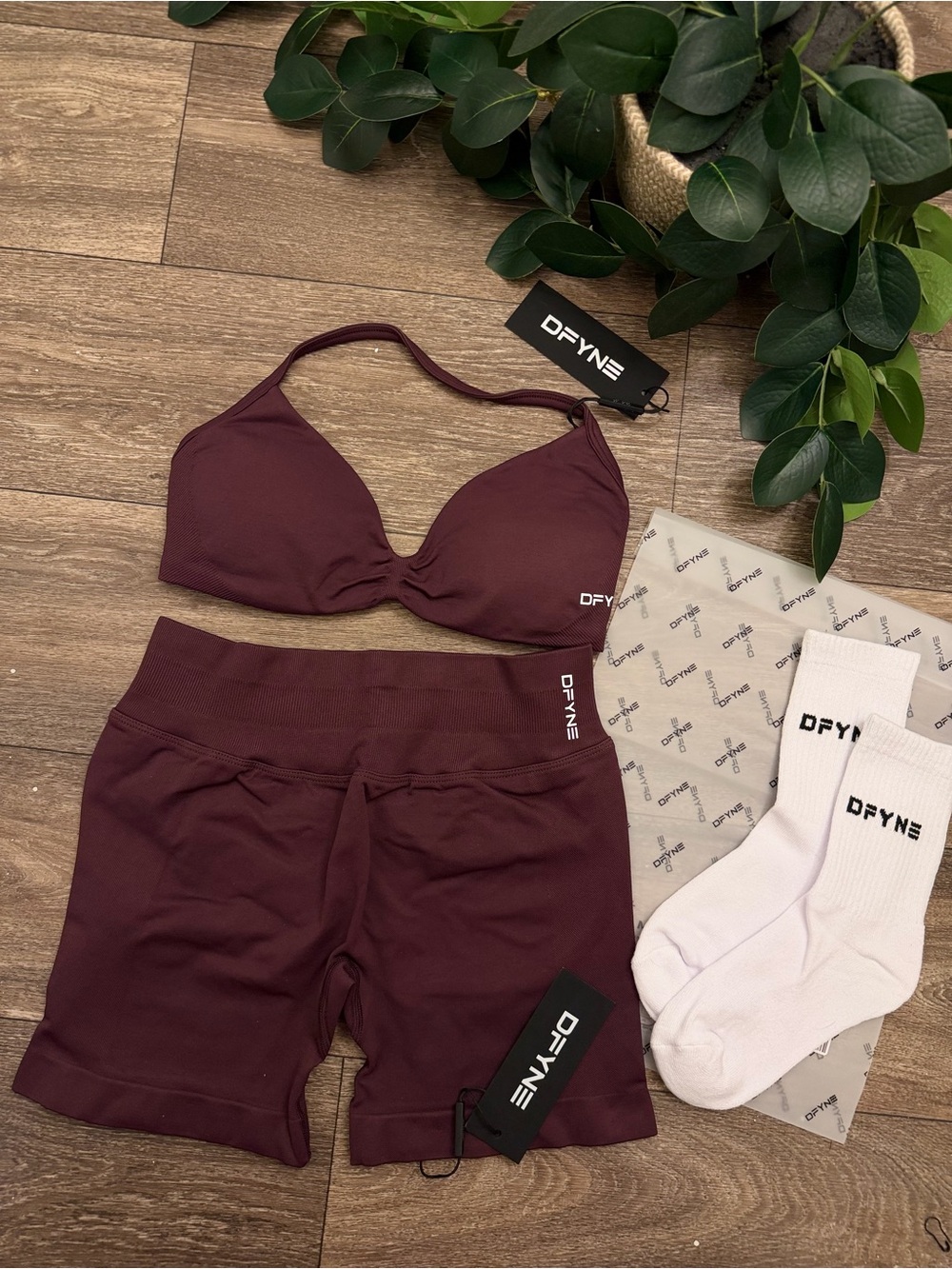 Dfyne set Brown size M